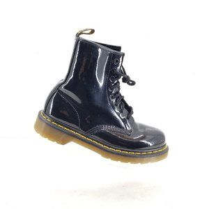 Dr. Doc Martens Womens Size 7 Black Patent Leather Combat Boots 1460W